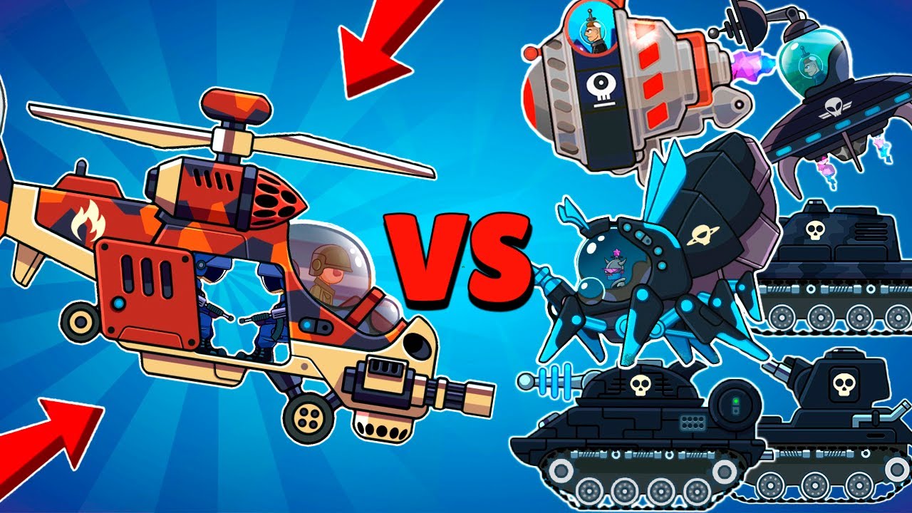 NEW LEGENDARY HELICOPTER STALKER VS ALL BOSSES in Hills of Steel! Tank Boss Battle