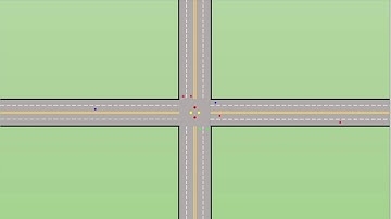 Connected vehicles simulation at the intersections in MATLAB