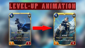 Ashe level-up animation | Legends of Runeterra