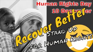 Human Rights Day:10 December #RecoverBetter - Stand Up for Humahttps://www.youtube.com/watch?v=DXenXtj55dAn Rights UDHR @Success Net Profit