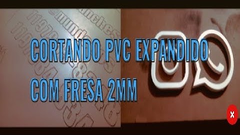 CORTE EM PVC EXPANDIDO 10MM FRESA HELICOIDAL 2MM. CNC CASEIRA