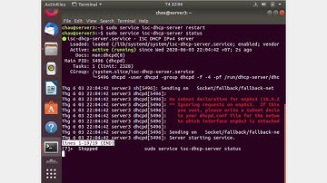 Cấu hình DHCP, NAT trên linux Ubuntu 18.04