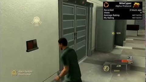 How not to deactivate an alarm Brag Clip [Alpha Protocol]