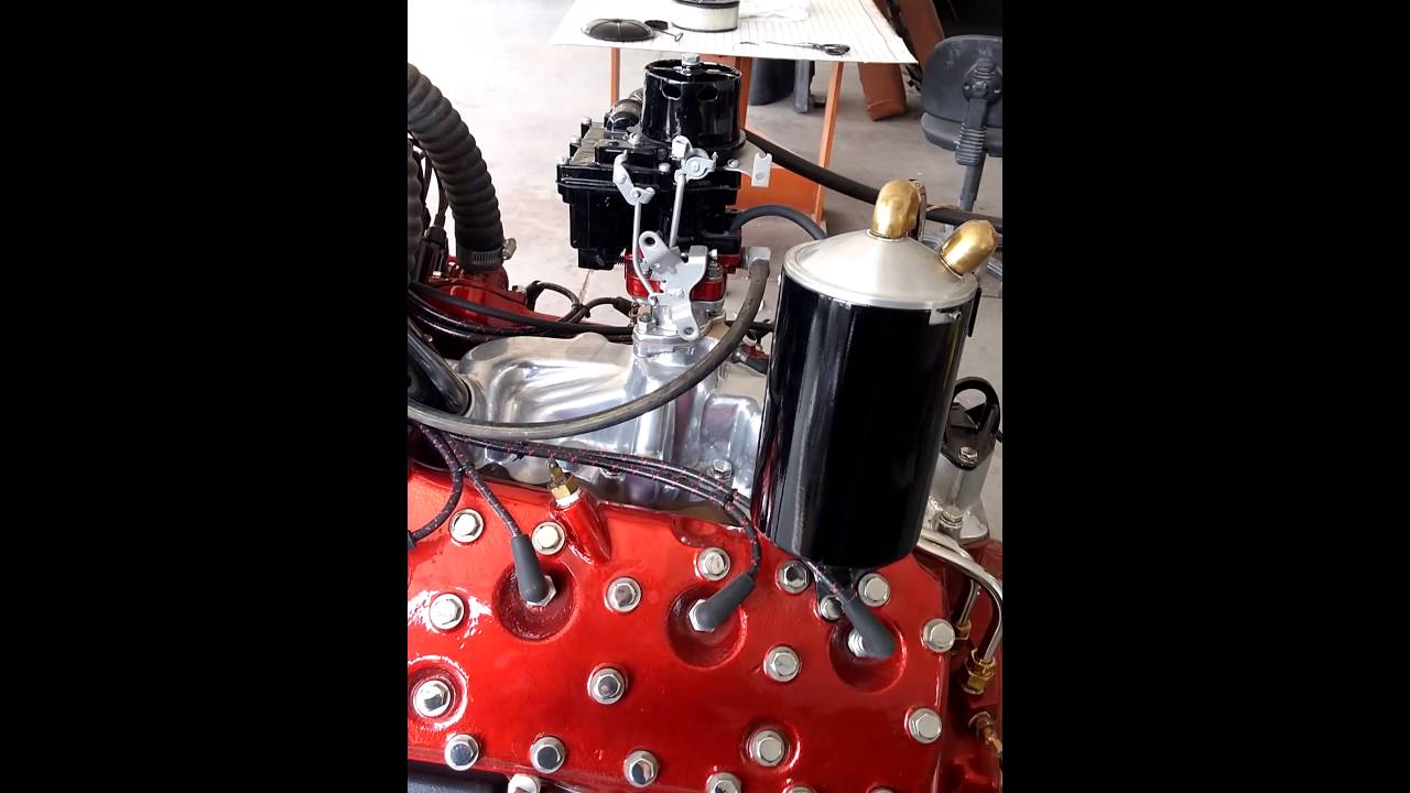51' Ford 8BA flathead - YouTube
