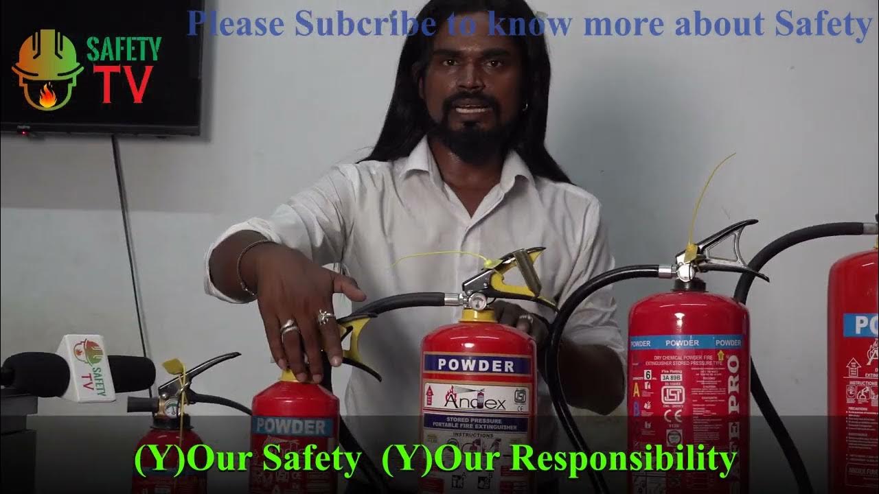 Portable Fire Extinguisher ABC type short explainations in tamil YouTube