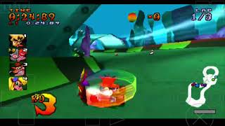 Crash Bandicoot Team Racing PS 1 Game On Android ePSXe  #BoomBika screenshot 3