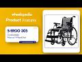 Sergo 305 Aluminium S-Ergo Seating Foldable Wheelchair | Wheelopedia