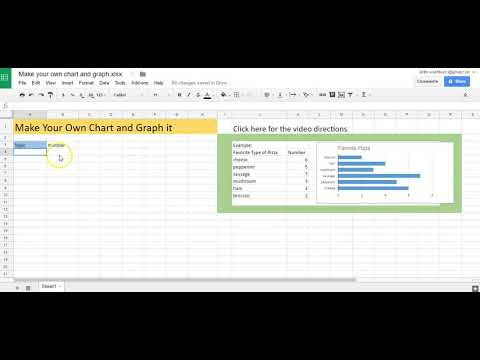 Make your own chart and graph directions 1
