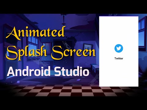 Animated SplashSceen in Android Studio || Property Animation