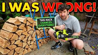 Using a Chainsaw to Get My Wood Ready for Winter (Most People Get This Wrong)