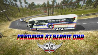 Pandawa 87 Herbie ( RILIS ). Bussid Ori + Mod UHD Facelif Voyager cvt MD Creation.