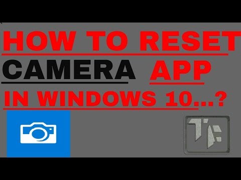 HOW TO RESET CAMERA IN WINDOWS 10 PC IN JUST 1 MINUTE...? hqdefault