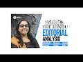 THE HINDU EDITORIAL ANALYSIS |  6th  NOVEMBER 2025