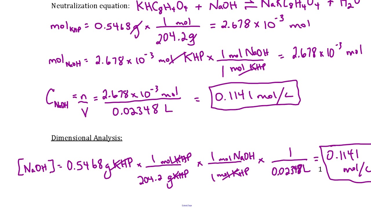 Titrations and Titration Curves Part 2 video YouTube