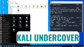 Go UnderCover in kali Linux with just 1 command | XFCE Undercover Mode