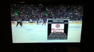Boston pizza hockey fail