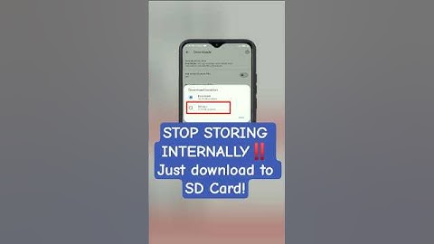 Save Internal Memory‼️ Change Chrome Download Location to SD Card #ChromeAndroid #SaveInternalMemory