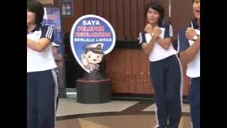 POLWAN CANTIK SENAM PELOPOR KESELAMATAN BERLALU LINTAS