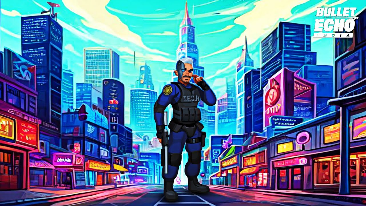 HURRICANE T.E.C.H. SQUAD SKIN AND DIVINE GAMEPLAY IN BULLET ECHO INDIA