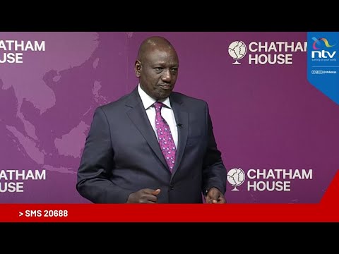 DP Ruto's Chatham House Address: I know how to deal with corruption in Kenya