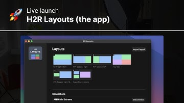 H2R Layouts (the app) 🚀 LIVE LAUNCH