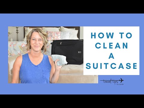 Video: How to Clean a Suitcase (with Pictures)