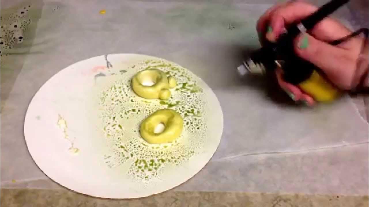 Airbrushing with food coloring YouTube