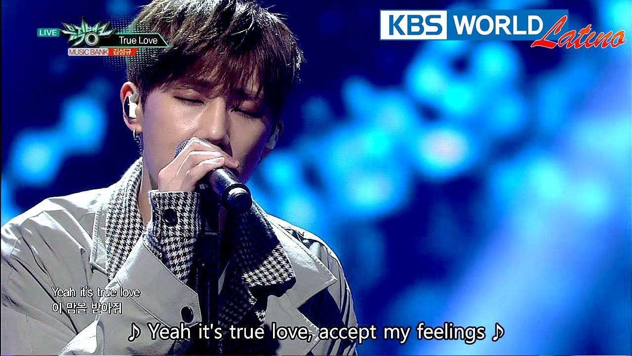 Kim Sung Kyu (김성규) - True Love [Music Bank HOT Stage / 2018.03.09] lyrics lover taylor swift