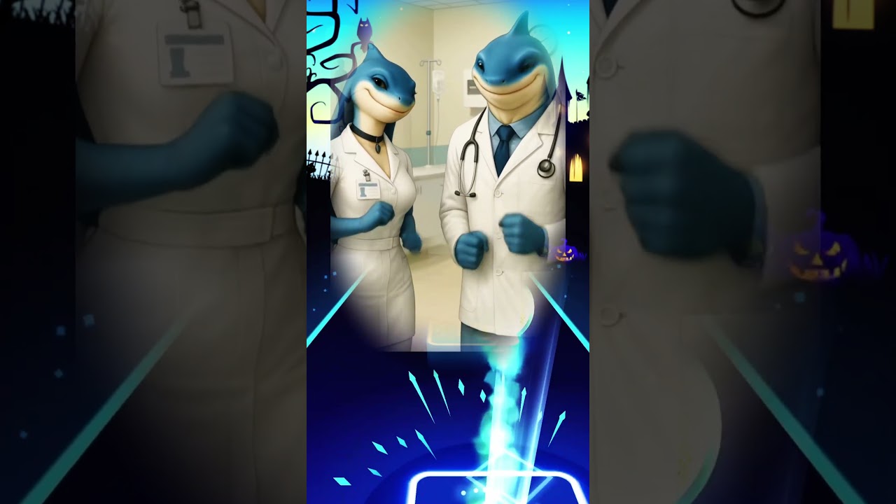 Tralalero couple doctors Tiles Hop 