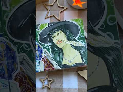 Отмечайте чародейку @DOSH1K 🤭🧙♀️✨ Какой рисунок получился лучше?🍃