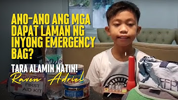 Ano ang mga dapat ilagay sa inyong emergency kit? | Performance Task in Araling Panlipunan