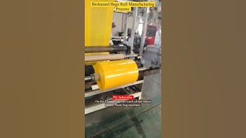 Biomedical Waste Disposal Bags Roll Process #shorts
