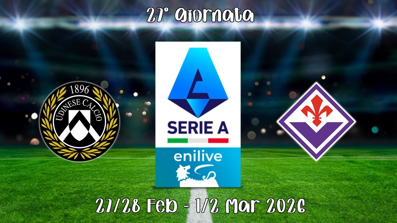 Udinese - Fiorentina | 27° giornata Serie A EniLive 25/26 | Simulazione su EA FC 26