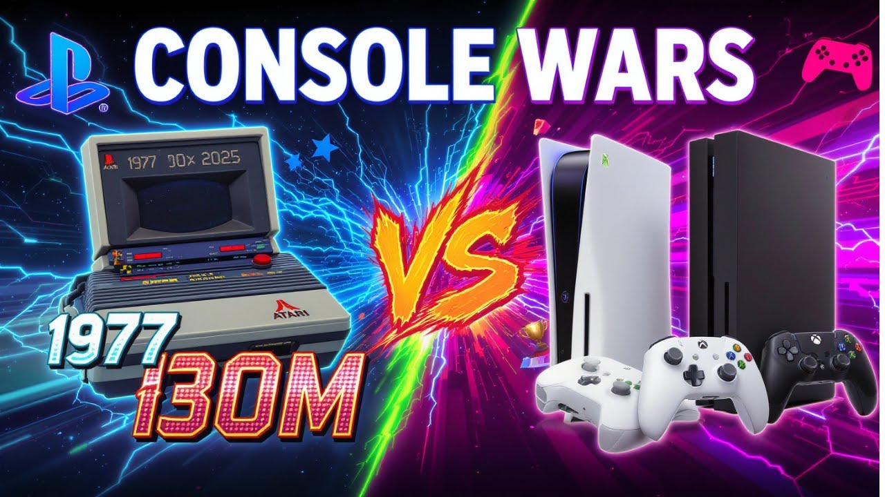 Console Performance Over Time Best-Selling Video Game Consoles RANKED Over Time 1977-2025 - YouTube