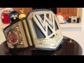 2013 wwe championship title  belt review