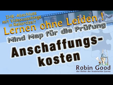 Update Anschaffungskosten, Mind Map für die Prüfung