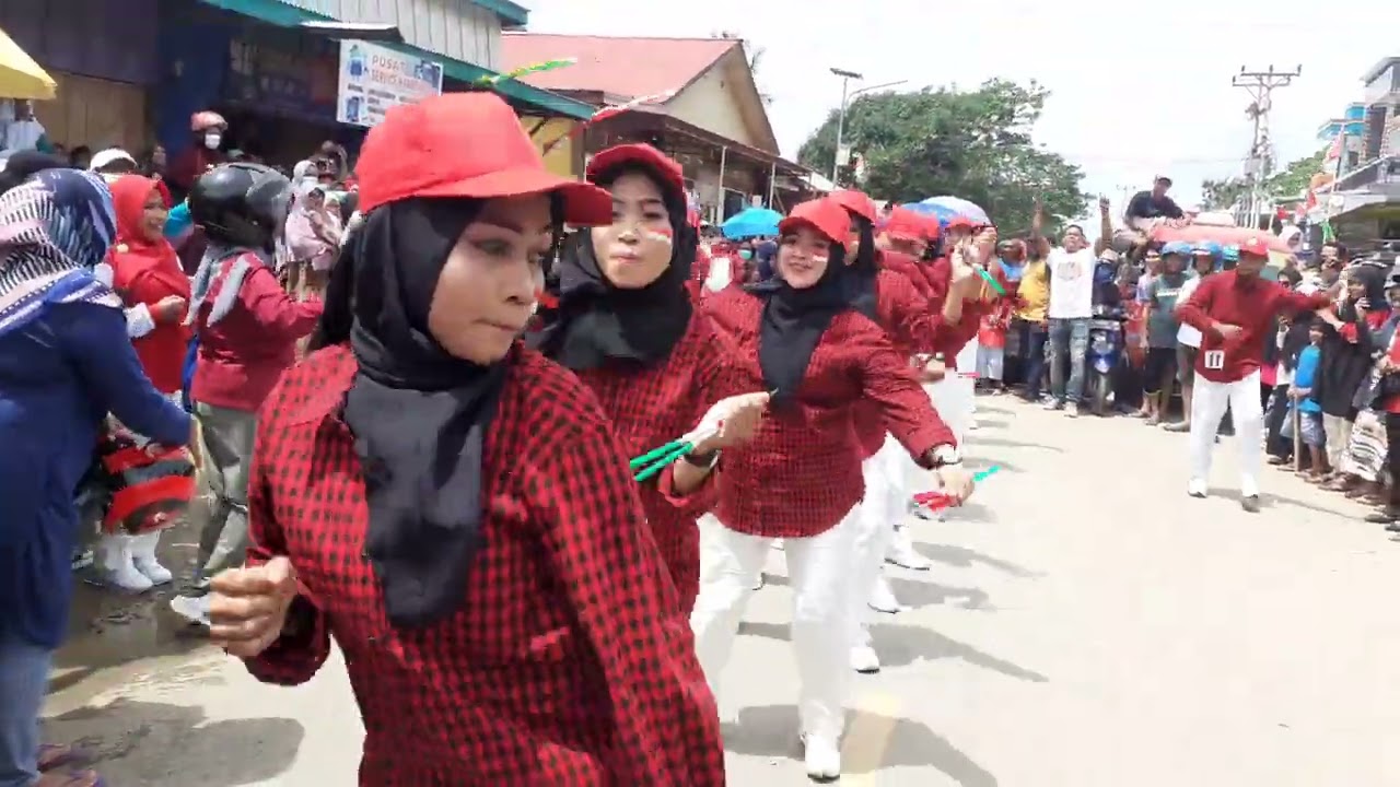 Grup Merah Putih,Kemeriahan Gerak Jalan Empang menyambut 17 Agustus 2022 di Bula, Seram Bagian Timur