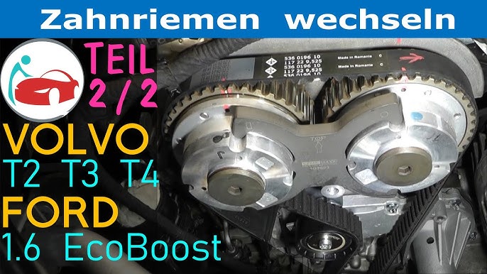 Zahnriemen wechseln beim 1.6 Ecoboost Motor eines Ford Focus MK3 (DYB) mit  Wasserpumpe Teil 1 von 2 