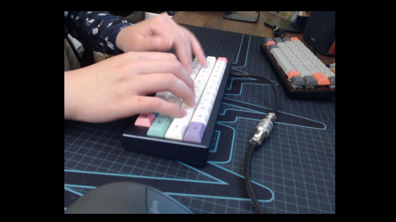 Dimple (40) with NovelKeys Cream Switches Sound Test YouTube