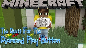 Minecraft Custom map The Quest For The Diamond Play Button: STEALING A DIAMOND PLAY BUTTON