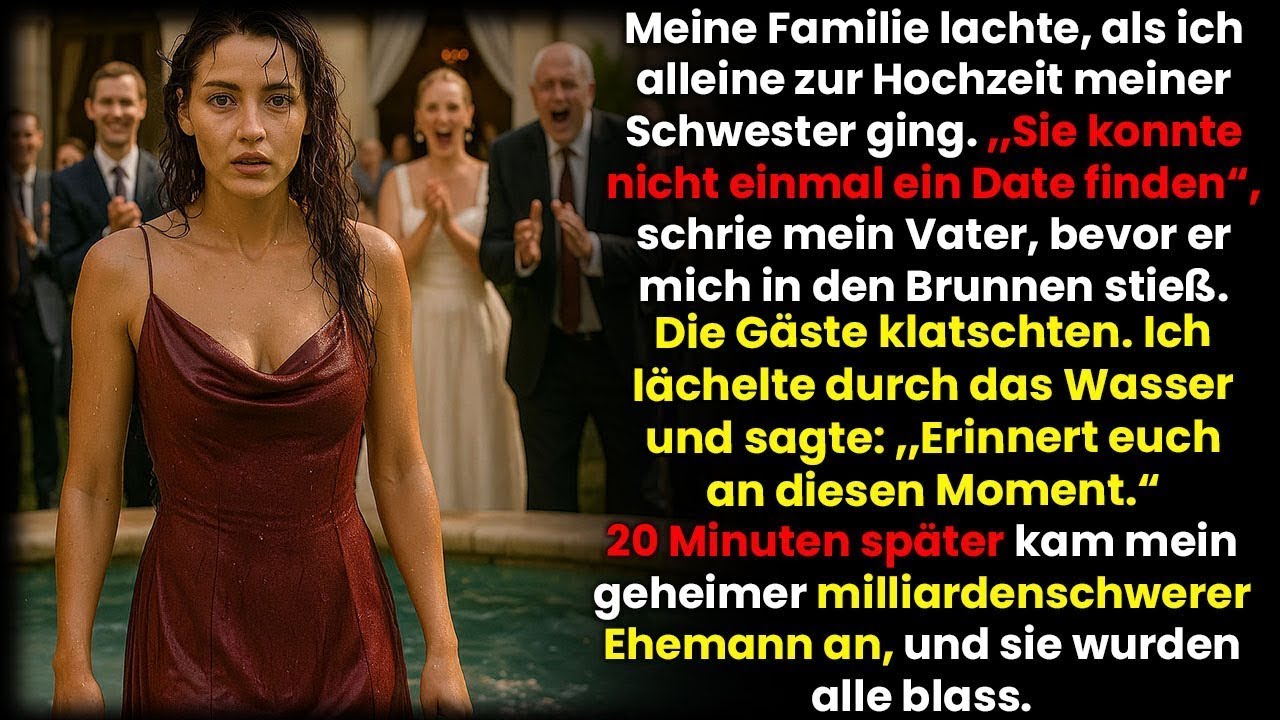 Meine Familie verspottete mich auf der Hochzeit – dann kam mein milliardenschwerer Mann herein und…