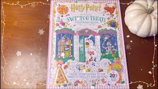 Harry Potter Sweets & Treats  Coloring Book Flip Through