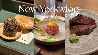 🚖 New York vlog) NUBIANI, Kono, Watch Fair, Upper West | best food, cafe hopping, must visit places