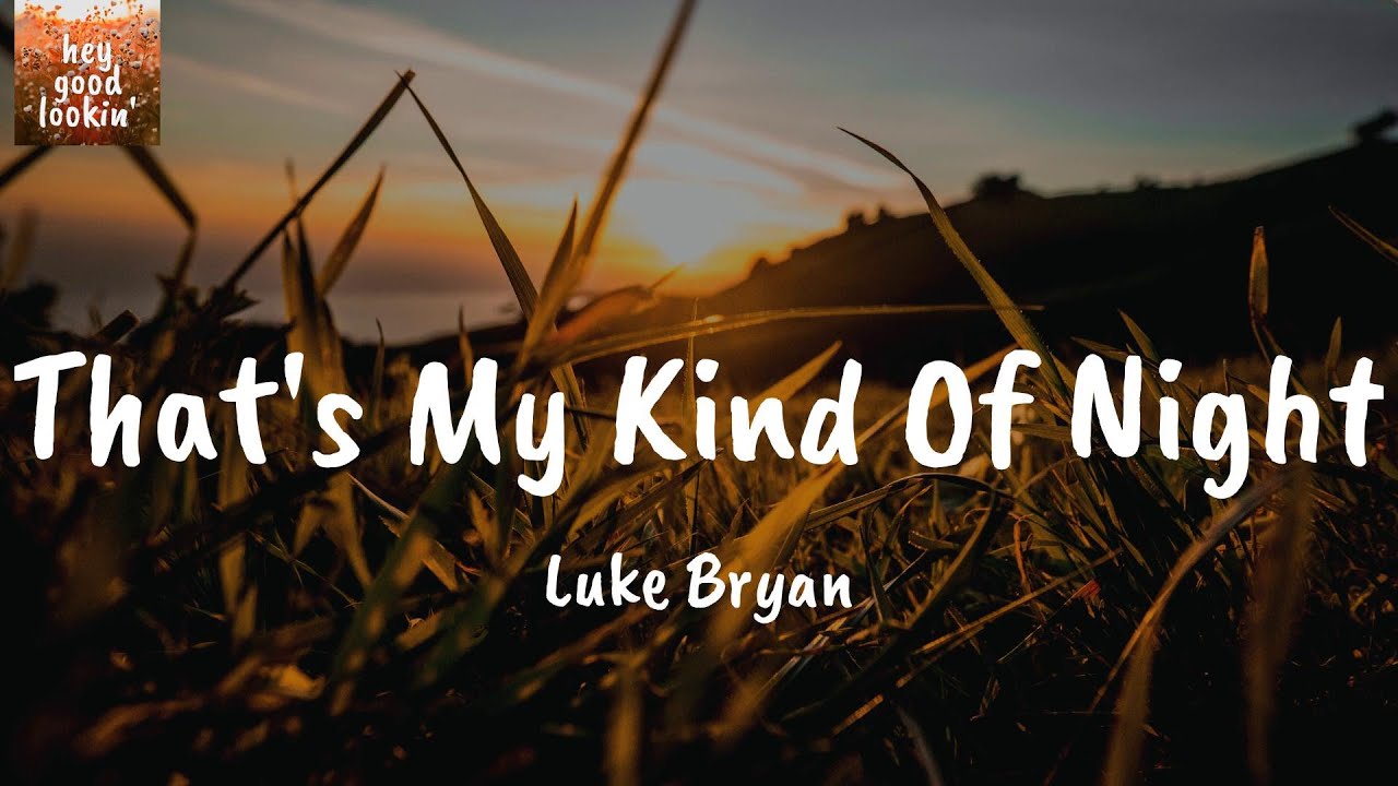 That's My Kind Of Night - Luke Bryan (Lyrics)