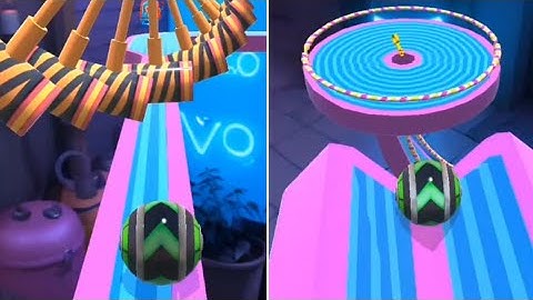 Sky Rolling Ball 3D Gameplay Speedrun Max All Levels 225