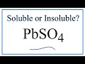 Solubility and Ionic Charges of Compounds