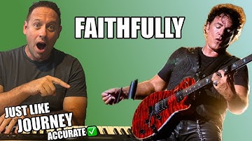 🎹 Learn To Play Piano | Faithfully by Journey | Accurate Lesson | Authentic Tutorial | Easy Beginner