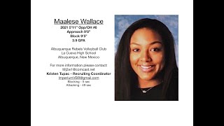 Maalese Wallace 2021 OPP