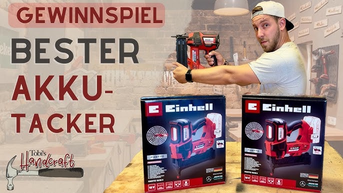 Im Test: Der Einhell Akku-Nagler TE CN 18 Li Solo - YouTube