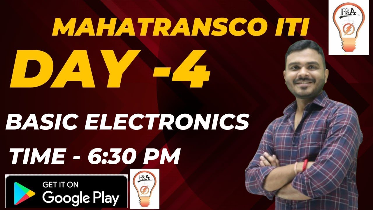 MAHATRANSCO ITI TECHNICAN TOPIC - Basic Electronics part 3 #iti # ...